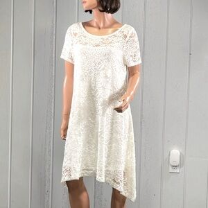 Formal Lace Mid length Dress